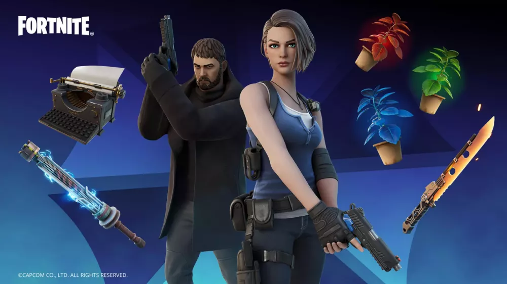 Jill Valentine and Chris Redfield - Resident Evil