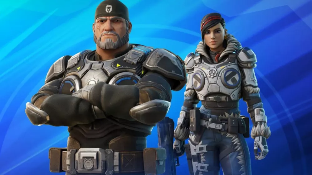 Marcus Fenix and Kait Diaz - Gears of War