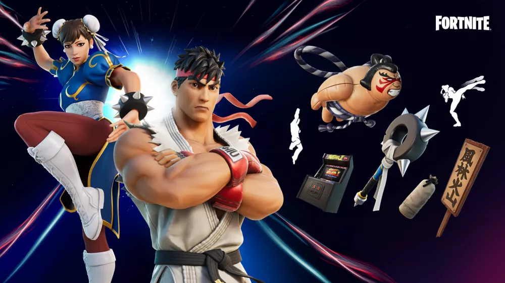 Ryu and Chun-Li - Street Fighter